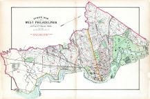 Index Map, Philadelphia 1886 West - Wards 24 and 27